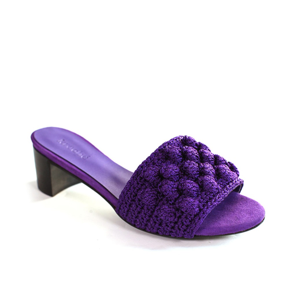 ladies purple sandals